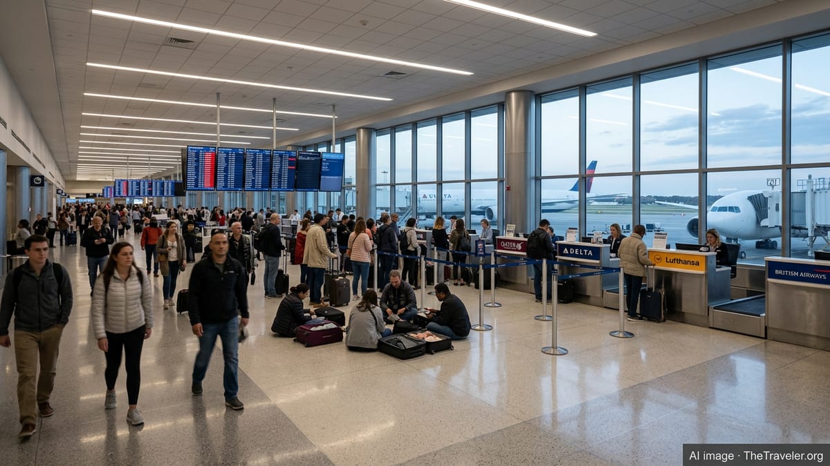 Major Flight Cancellations Disrupt US Routes to Europe and Doha