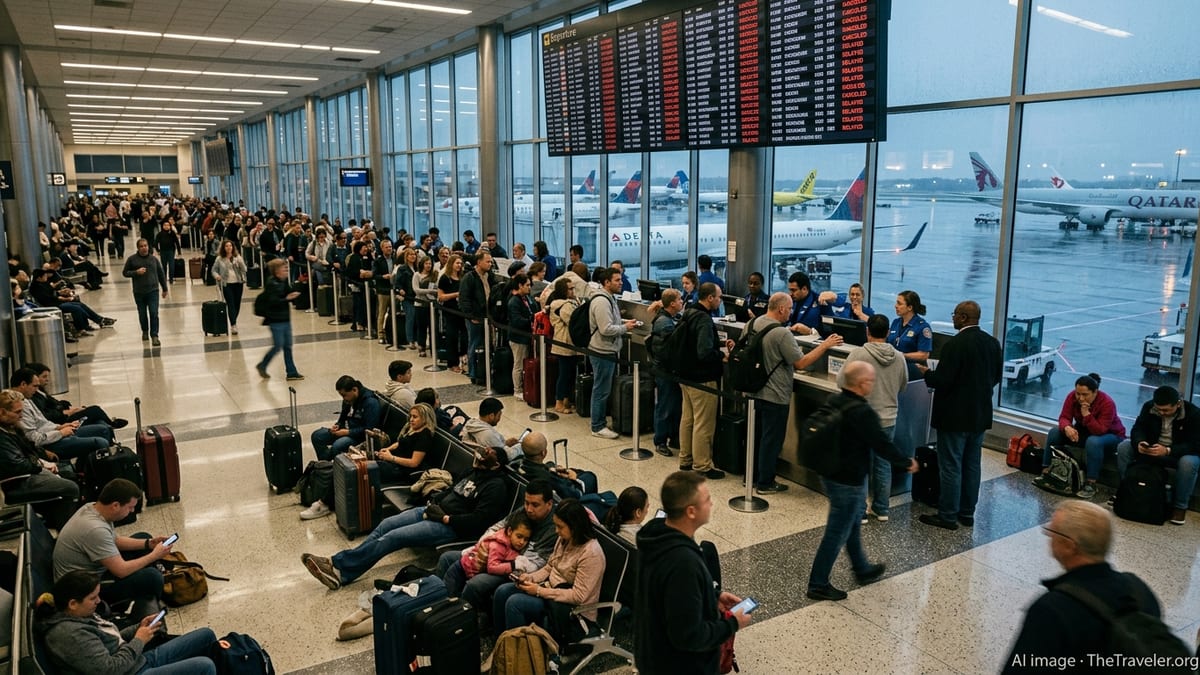Storms and Shutdown Trigger New Wave of US Flight Chaos