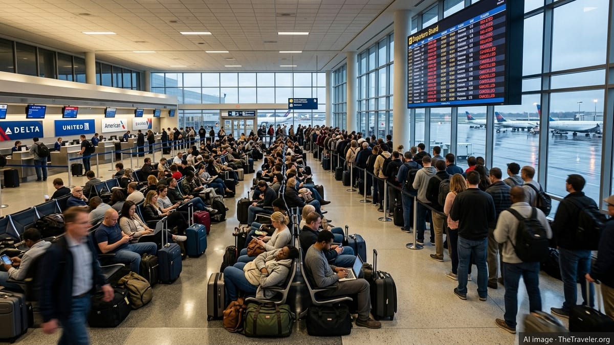 Thousands Stranded As Major Airlines Disrupt U.S. Flight Schedules