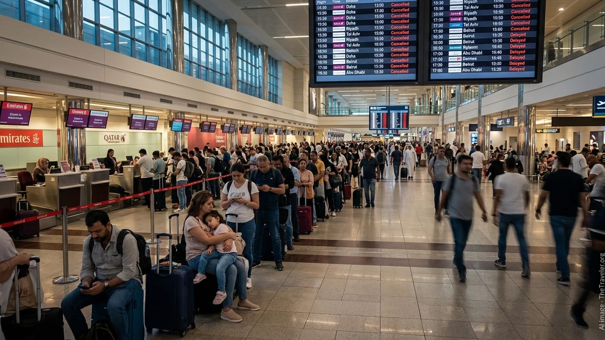 U.S.-Iran Conflict Triggers Global Airline Chaos via Gulf Hubs