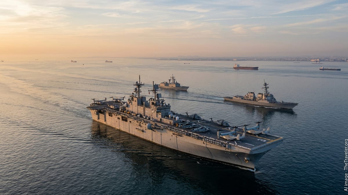 US Sends Marines and Amphibious Assault Ship Toward Iran War Zone