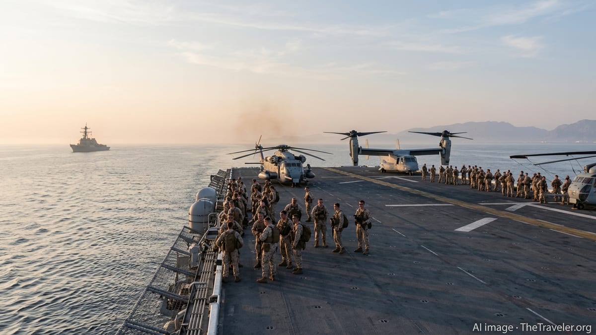 US Sends Thousands of Marines to Middle East as Iran War Deepens