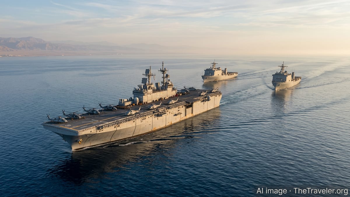 US Navy Amphibious Force Heads to Middle East Amid Tensions