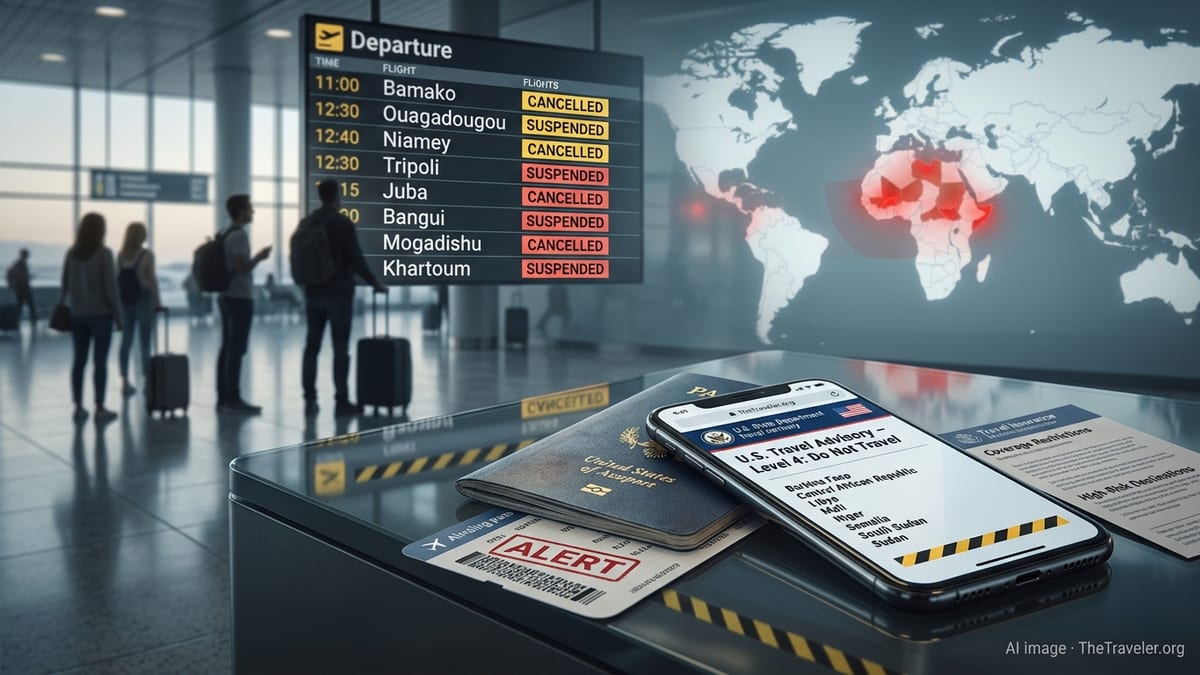 U.S. Expands 2026 ‘Do Not Travel’ Warnings Across Eight African Nations