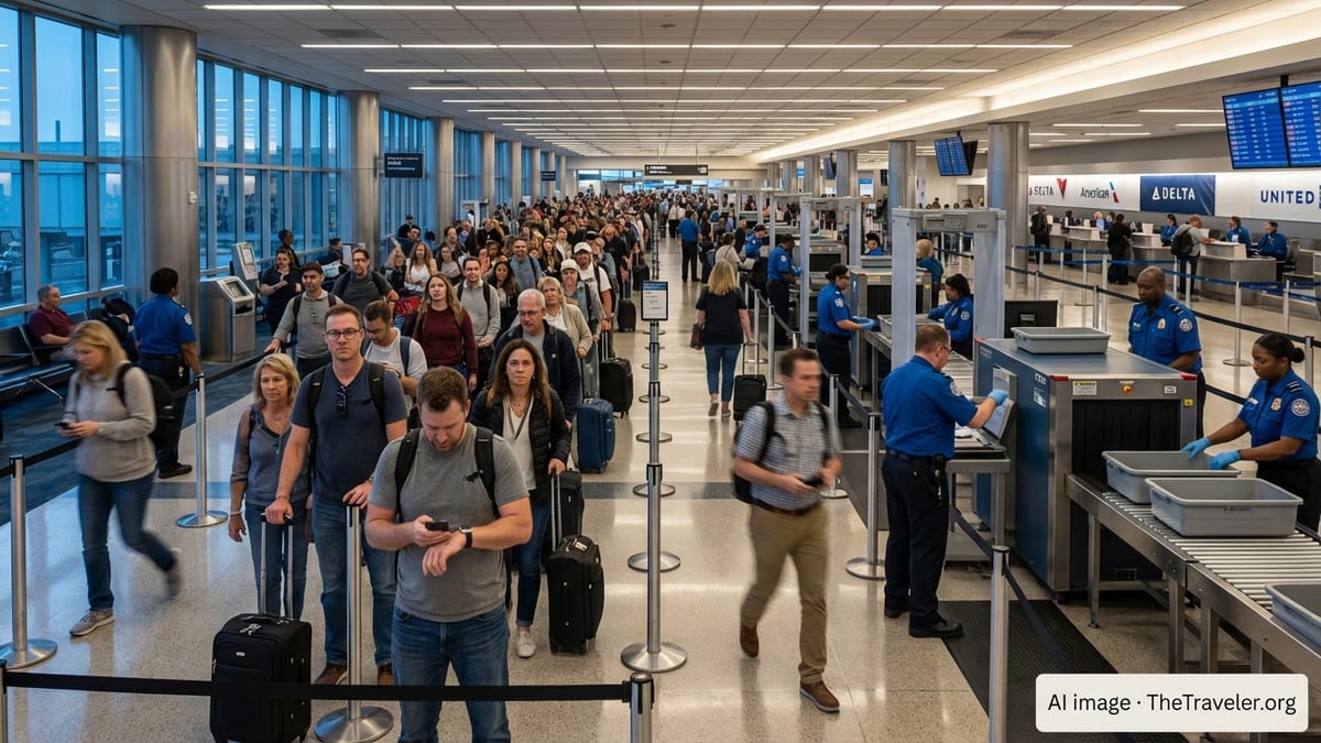 US Travel Braces for Turmoil as Unpaid TSA Staff Eye Exits