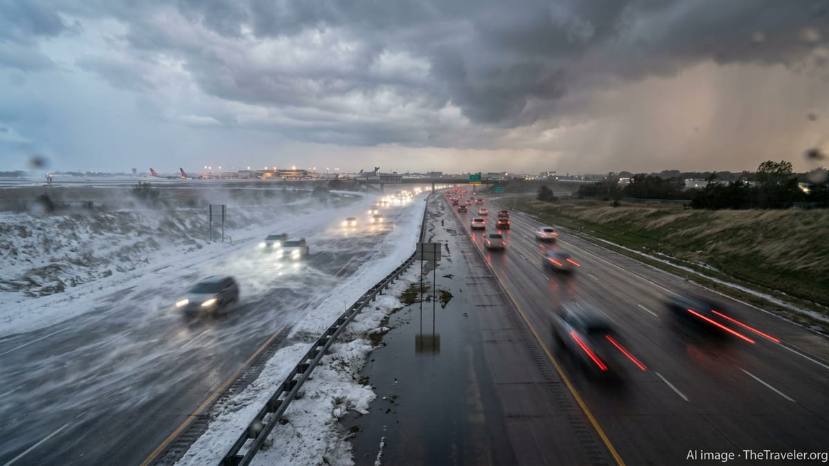 New Weather Alerts: Tornadoes and Snowstorms Snarl US Travel