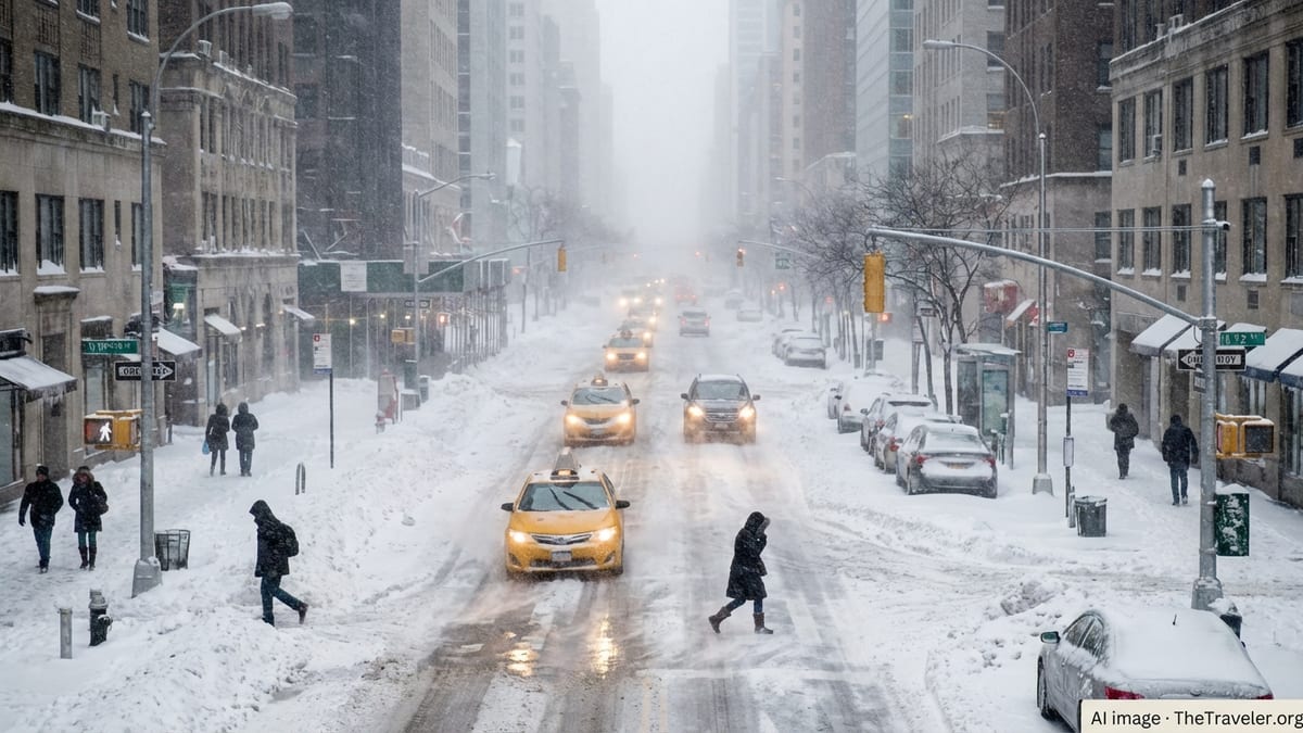USA Blizzard Crisis: How a Nor’easter Froze East Coast Travel