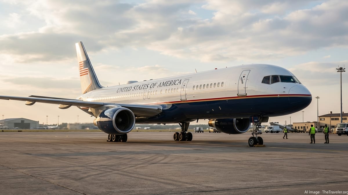 USAF C-32 Debuts New Executive Livery in Fleet Overhaul