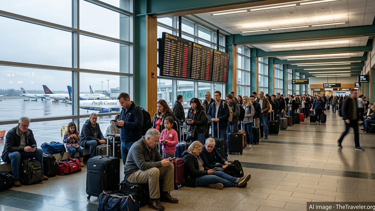 Cancellations and Delays Snarl Travel at Vancouver Airport