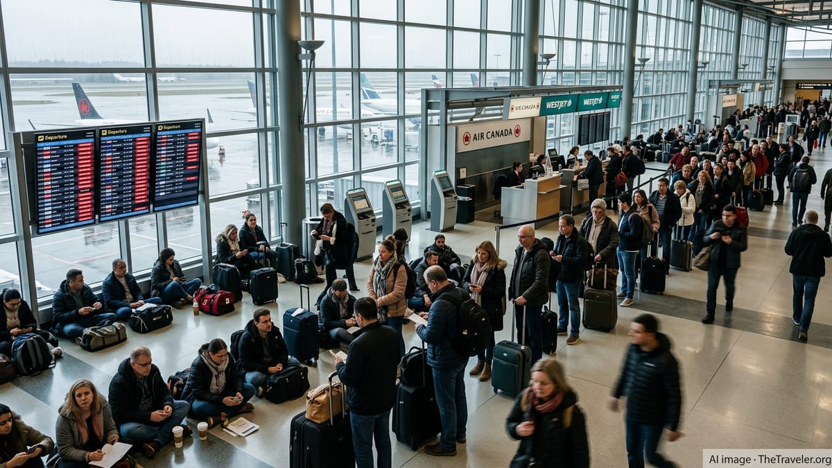 Cancellations and Delays Snarl Flights at Vancouver Airport