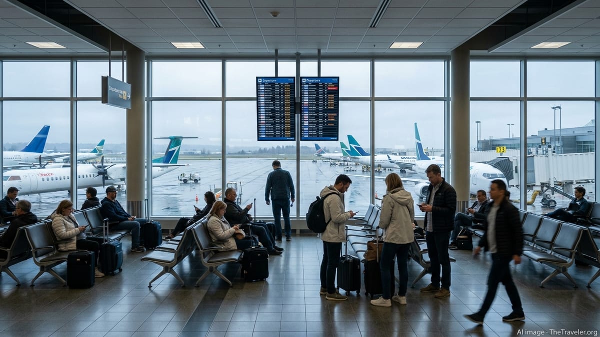Flight Delays Snarl Vancouver Airport, Ripple Across Canada