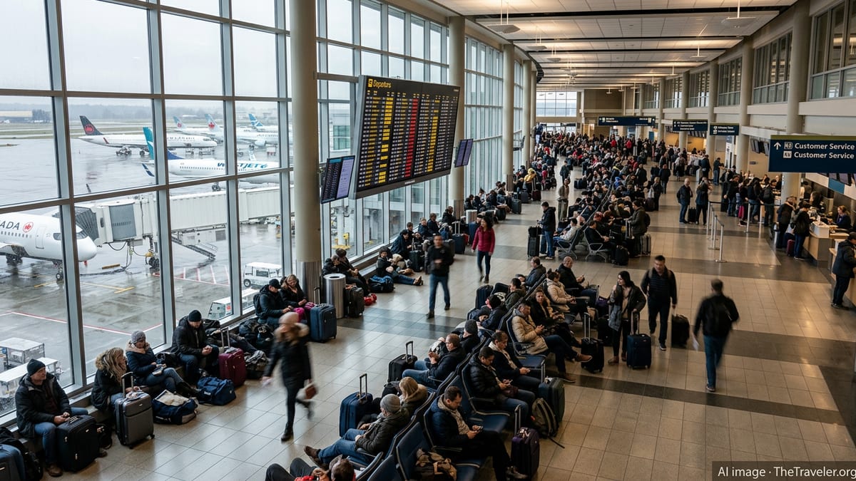 Major Flight Disruptions Strand Hundreds at Vancouver Airport