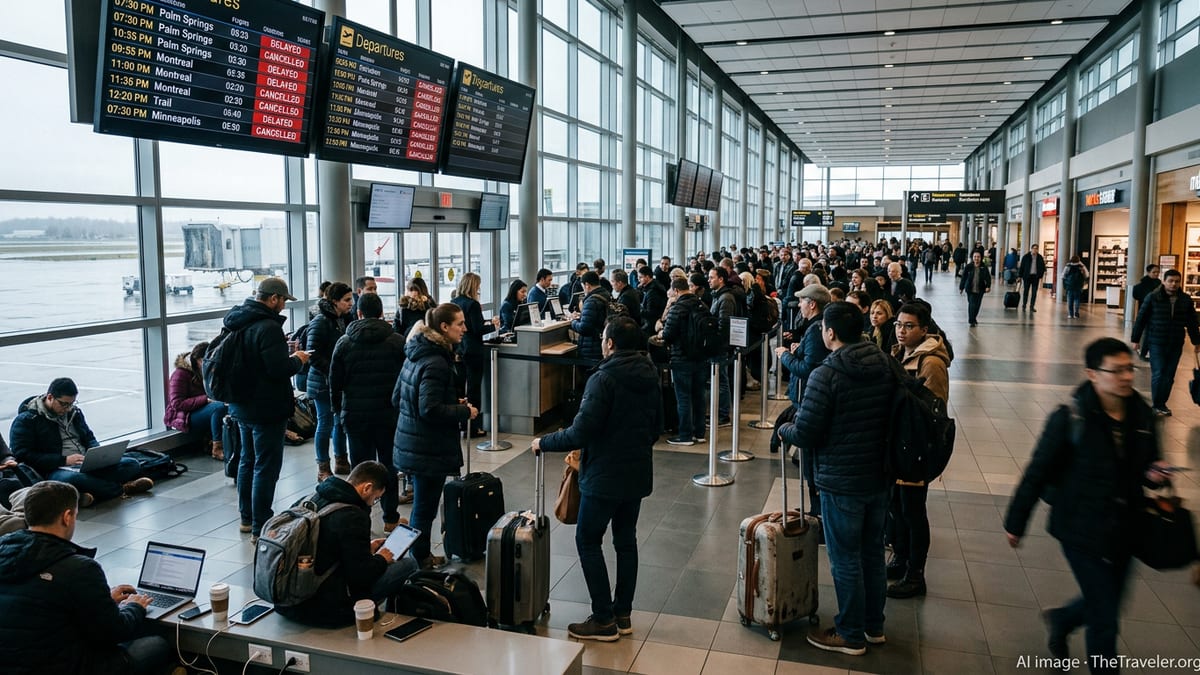 Major Flight Disruptions Ripple From Vancouver Across North America