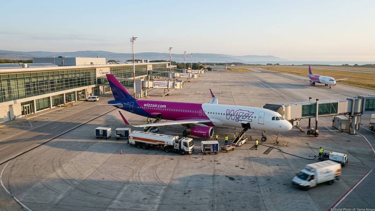Varna Airport Grows as Wizz Air Adds Routes and Capacity