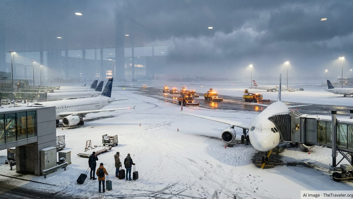 Snowstorm Paralyzes Vienna Airport, Austria’s Transport in Chaos