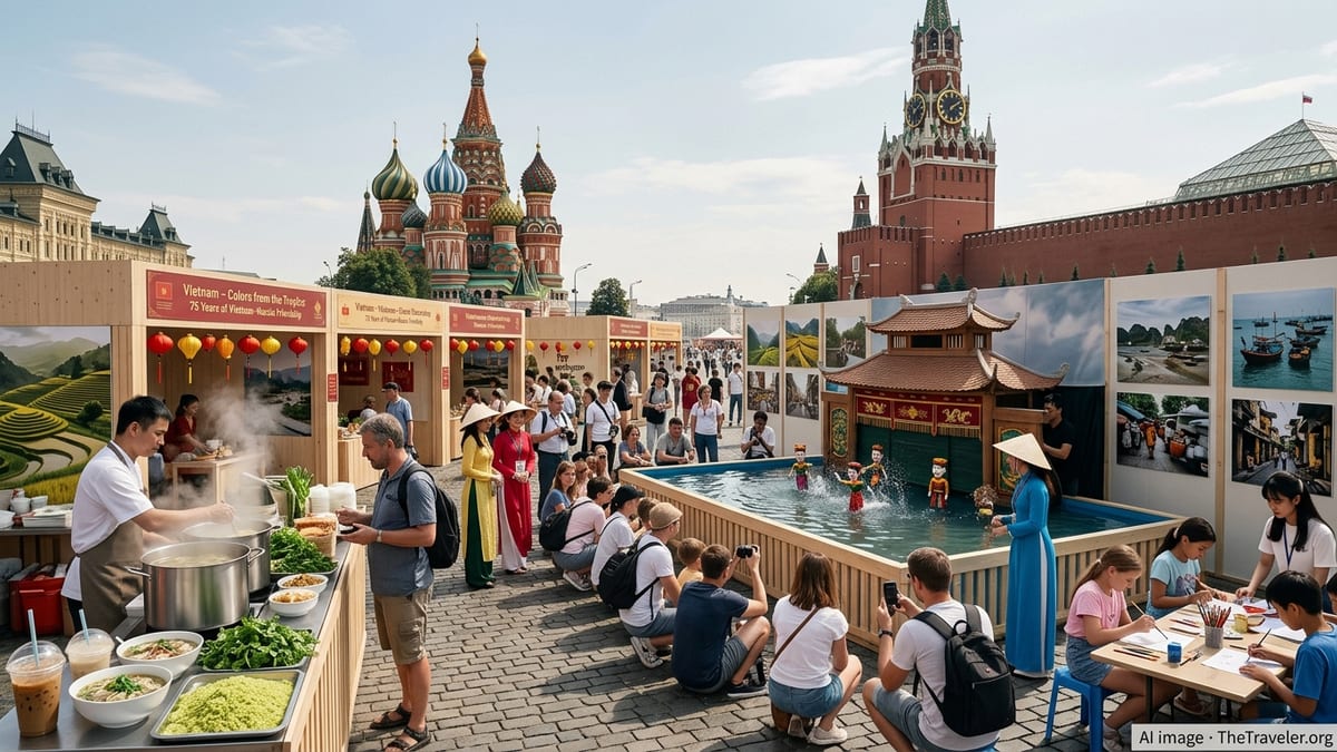 Vietnam Showcases Heritage and Flavors at Festival in Moscow