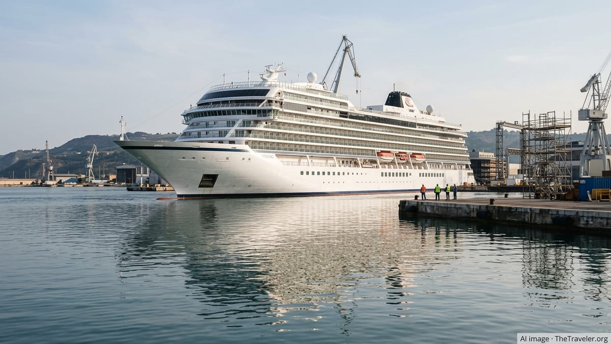 Viking Debuts Hydrogen-Capable Cruise Ship at Ancona