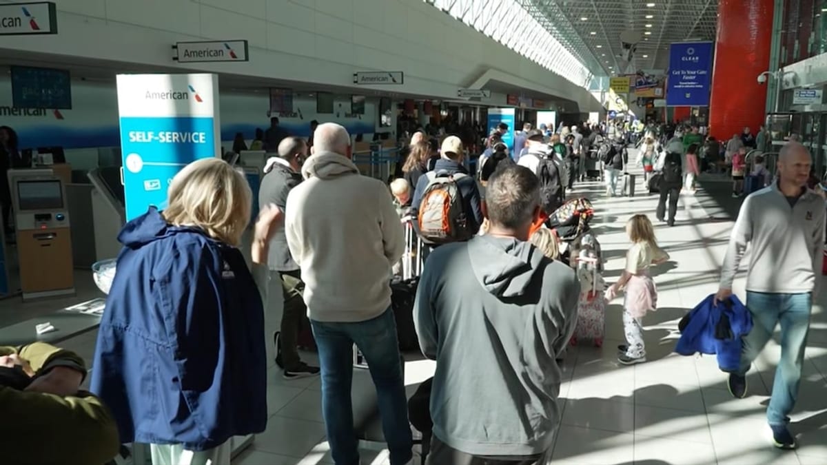 Viral videos spotlight crushing TSA lines as spring break peaks