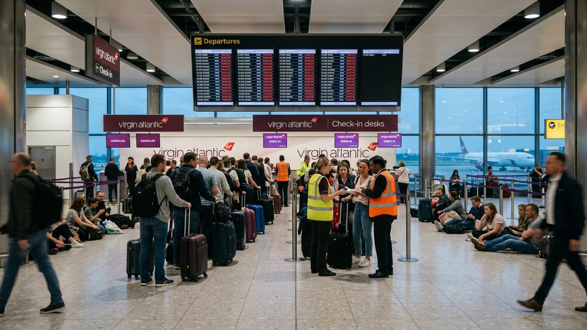 Virgin Atlantic Cancels Dubai Flights Amid Escalating Crisis