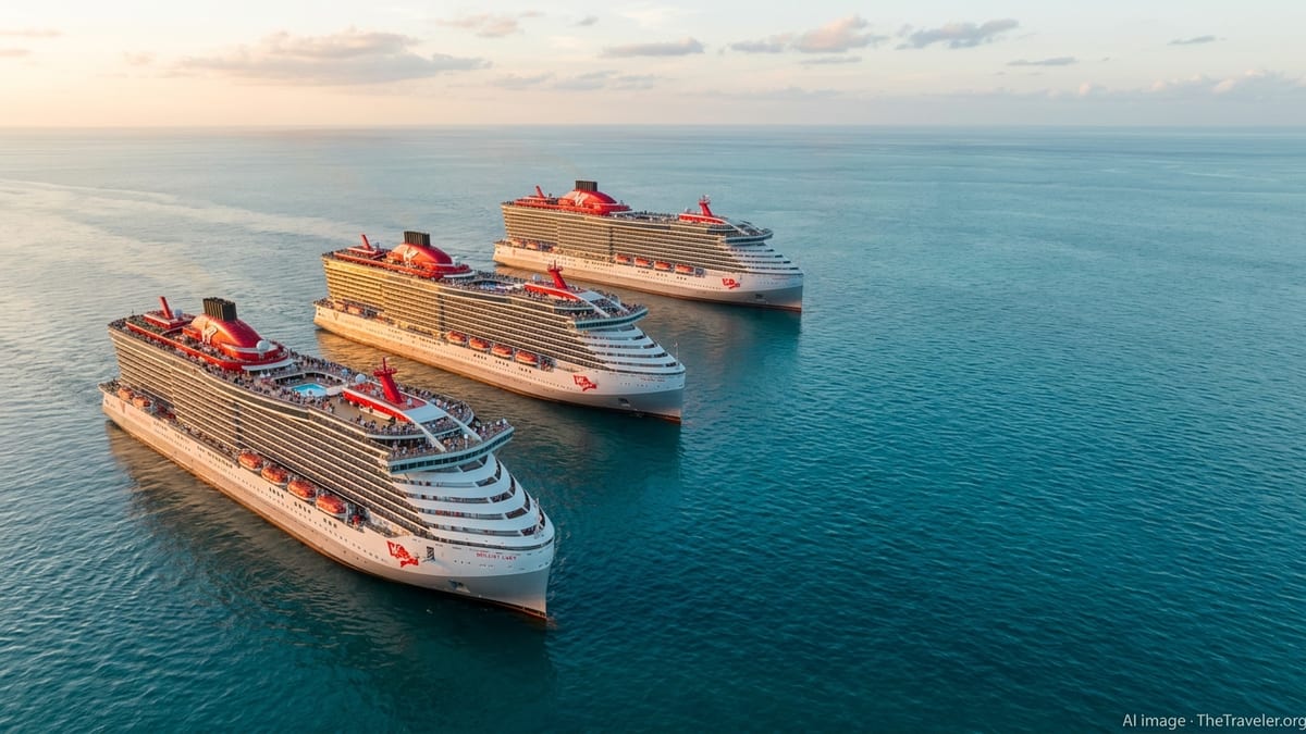 Virgin Voyages Plans Four-Ship Caribbean Meet-Up for 2027