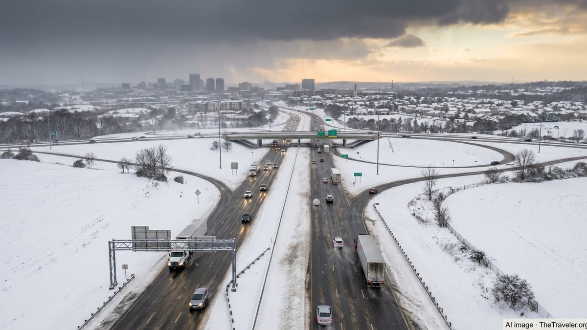 Harsh Winter Weather Grips Virginia and Western States