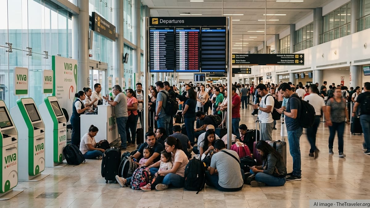 Vivaaerobus Cancellations Leave Passengers Stranded Across Mexico