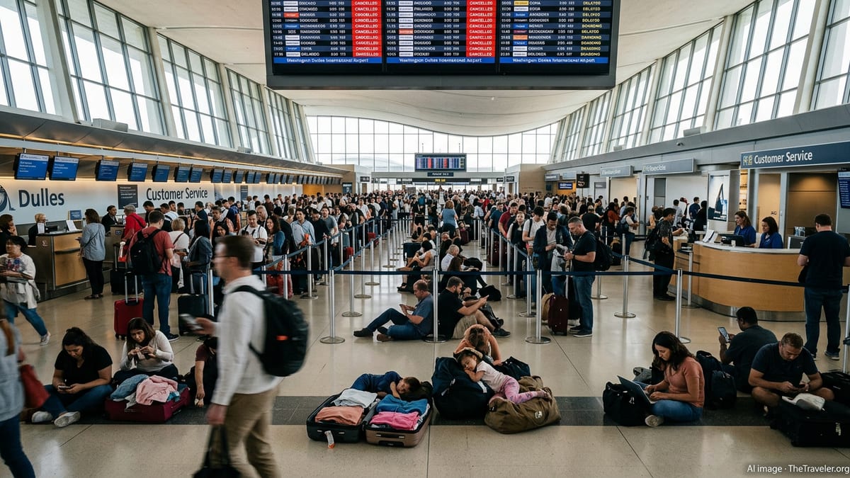 Dulles Airport Turmoil as Key Flights to Chicago, Orlando, Doha Axed