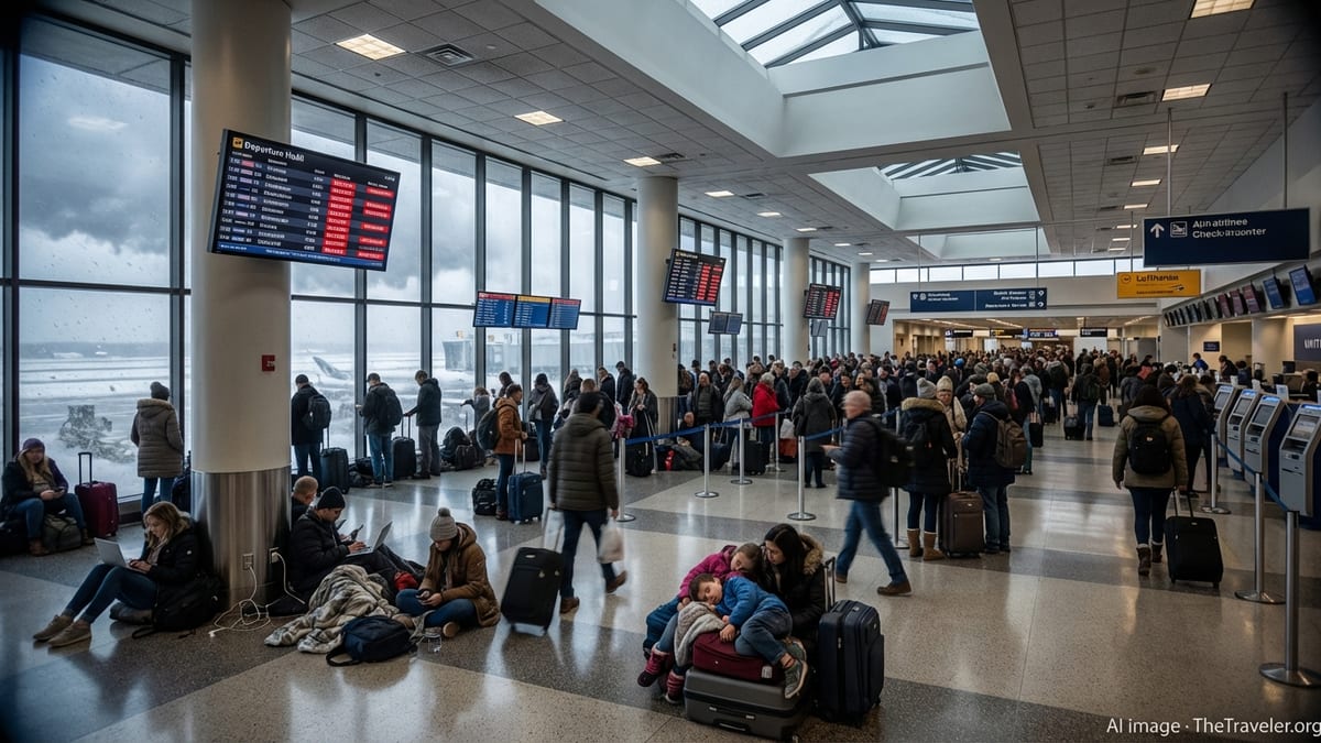 Storm Chaos Strands Hundreds at Washington Dulles