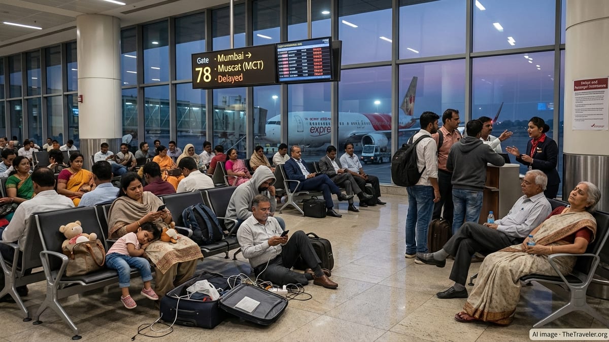 Ten-Hour Mumbai–Muscat Air India Express Delay Sparks Passenger Rights Outcry