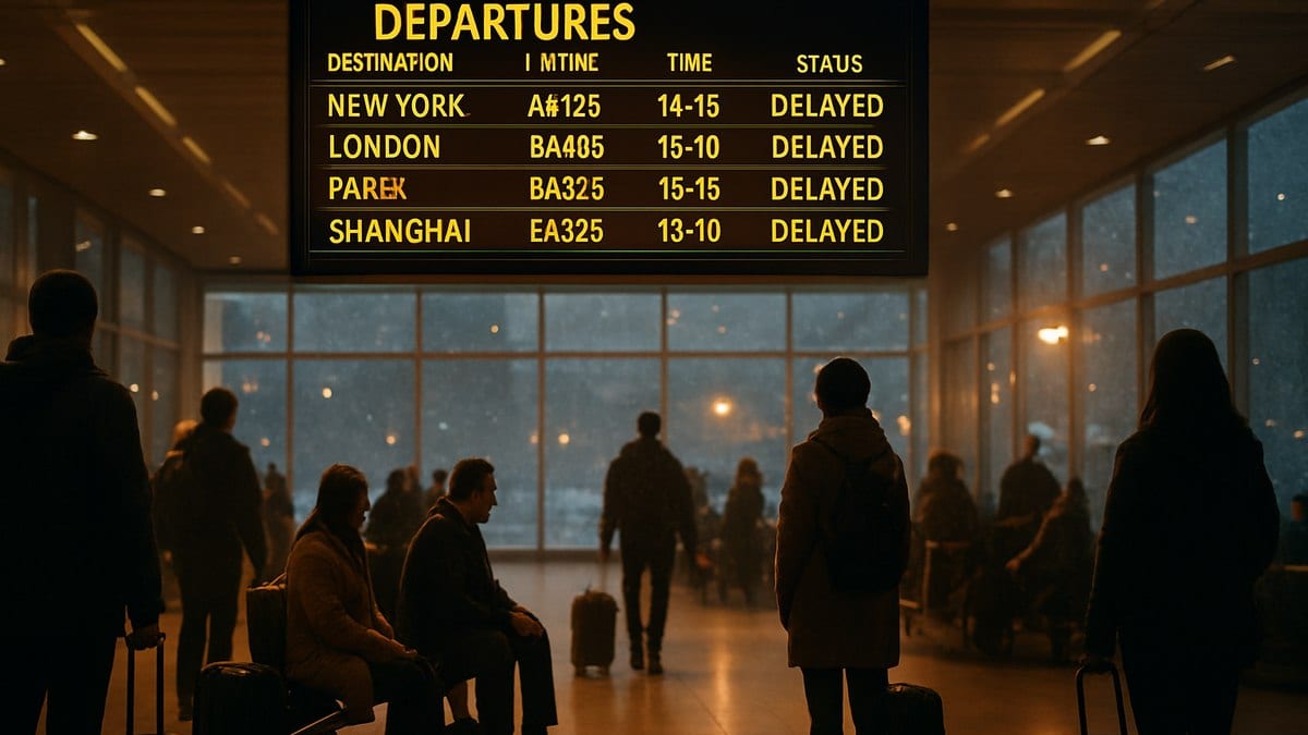 Weather Chaos Strands Hundreds at Québec City Airport