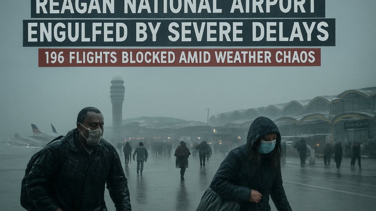Weather Turmoil Triggers Major Flight Disruptions at DCA