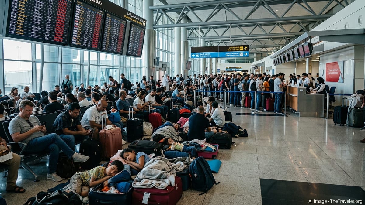 West Asia Conflict Grounds 13,000+ Flights, Snarling Global Travel