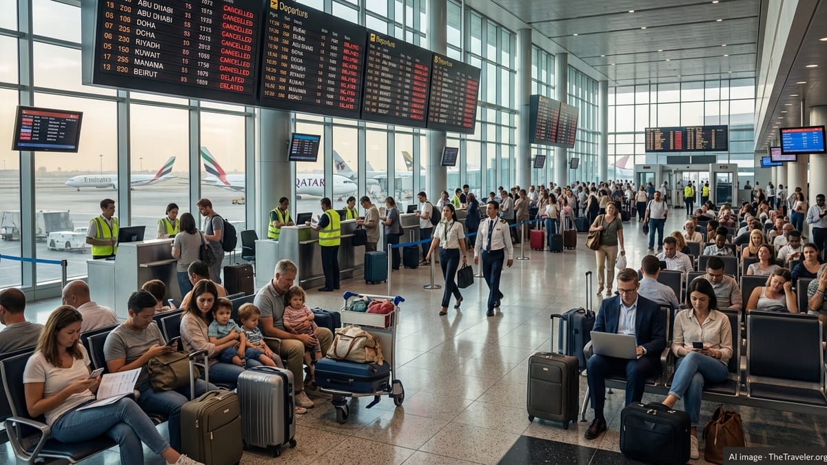 West Asia Airspace Crisis Triggers Global Travel Turmoil