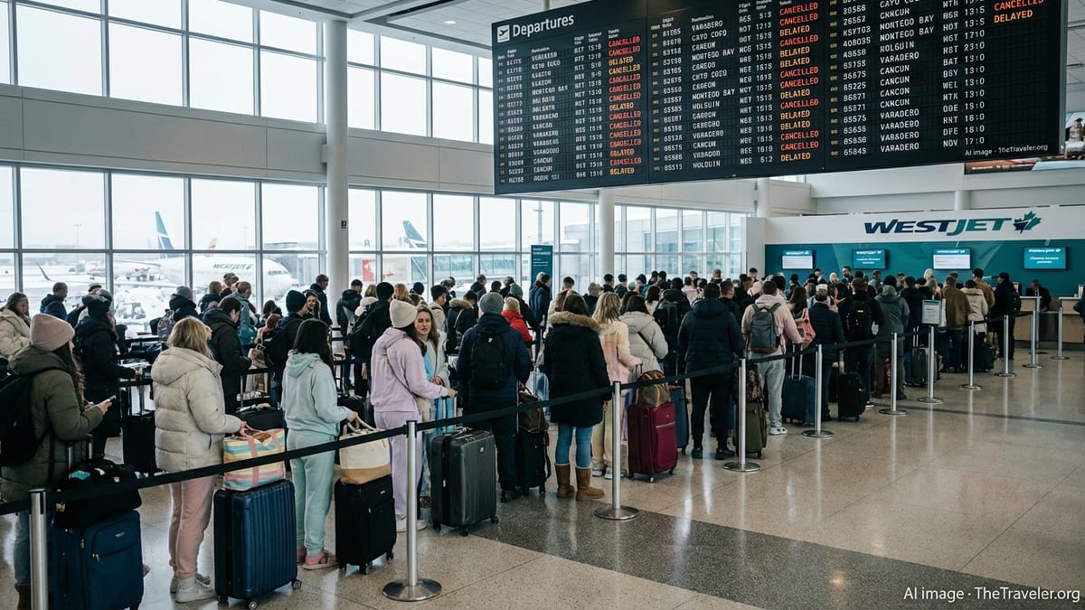 WestJet Chaos as Cuba Fuel Crisis Triggers Cancellations