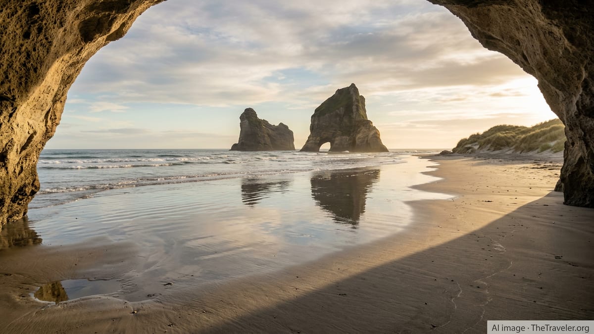 Windows 10’s Famous Beach Is a Remote Gem in New Zealand