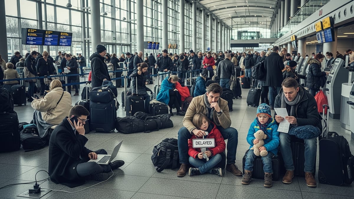 Winter Chaos Triggers Widespread Flight Delays Across Major Hubs in Western Europe