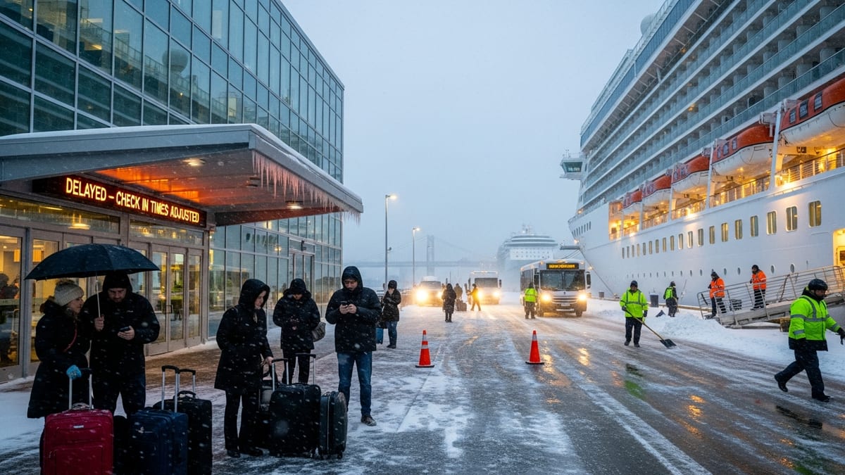 Winter Storm Fern Disrupts Cruises From Galveston, Baltimore, New York and Norfolk