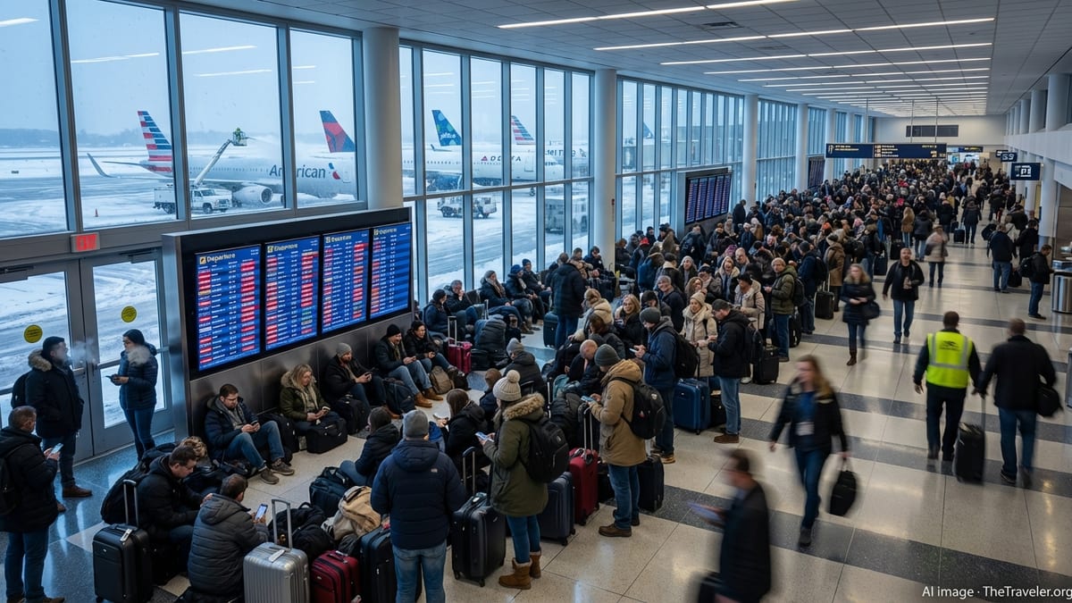 Blizzard Triggers New Wave of Flight Chaos at Major Hubs