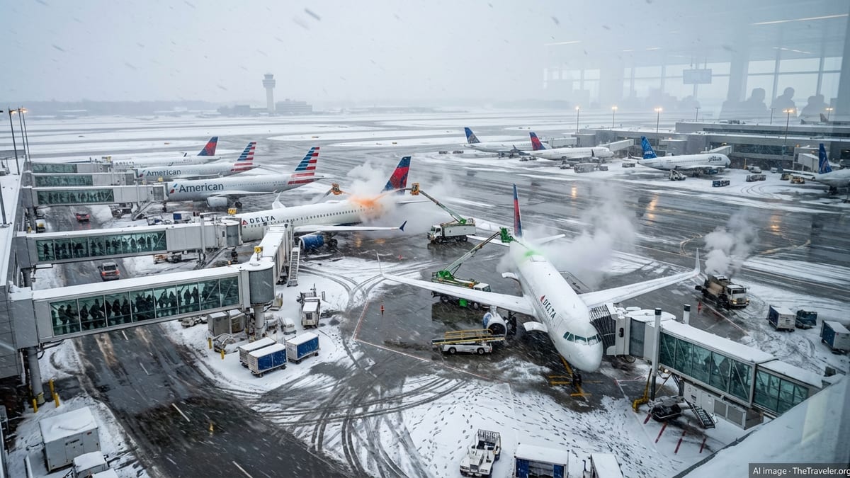 Winter Storm Hernando Grounds Flights Across US East Coast
