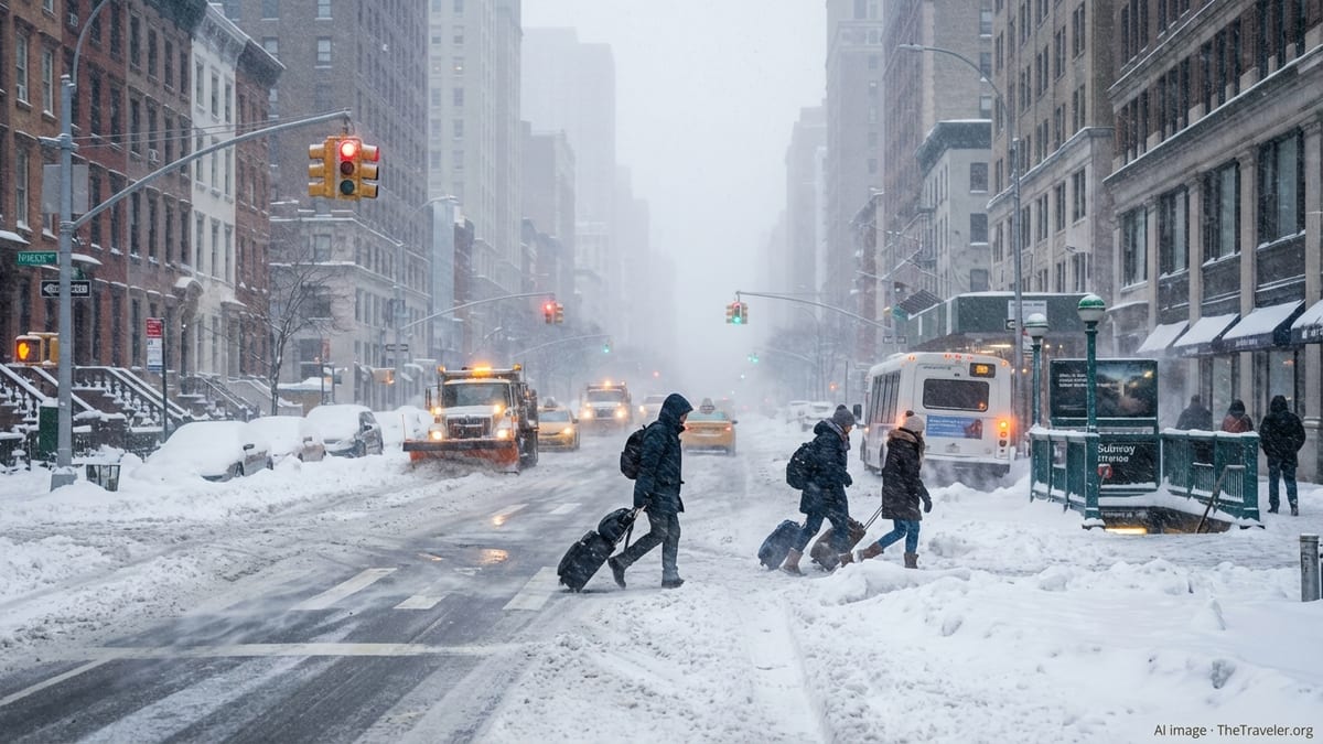 Winter Storm Hernando Grounds Flights and Paralyzes Northeast