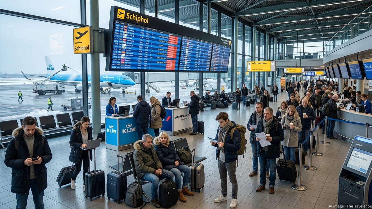 Fresh Wave of Cancellations and Delays Hits Amsterdam Schiphol After January Storm Chaos