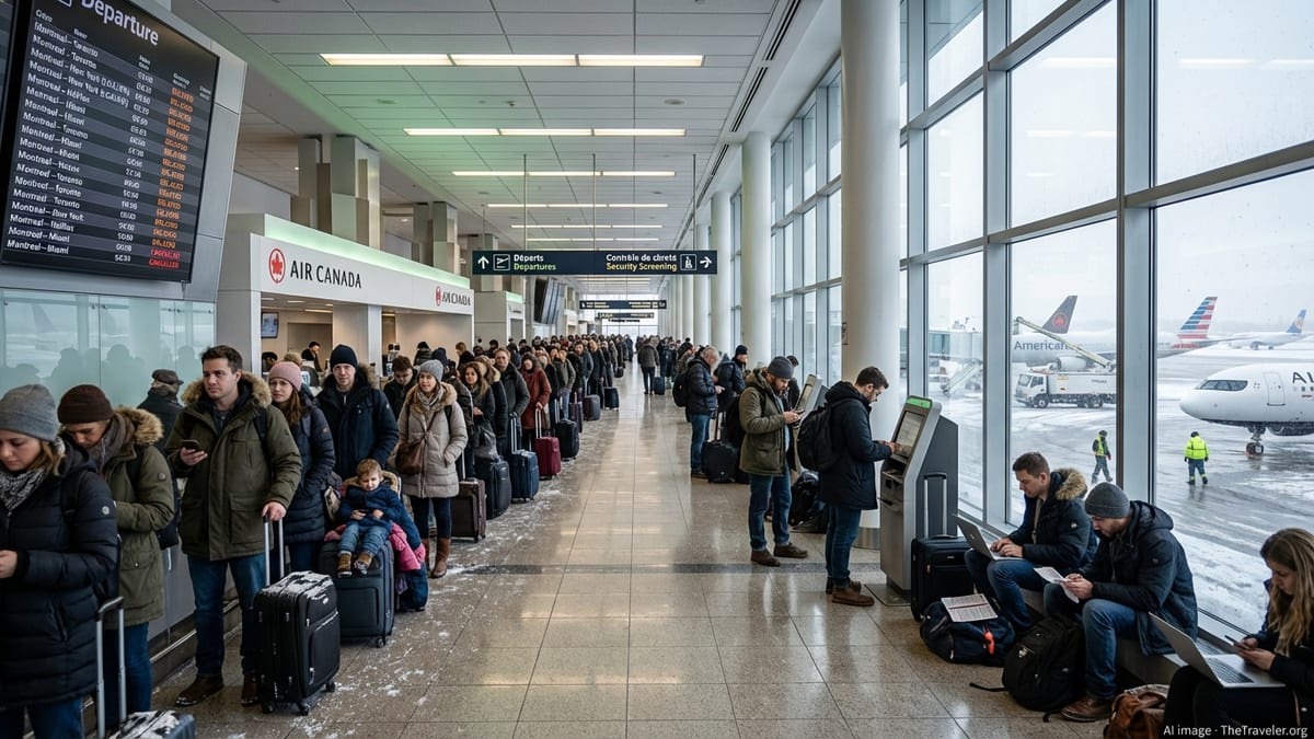 Winter Weather Again Snarls Flights Between Montreal, Toronto, New York and U.S. Hubs