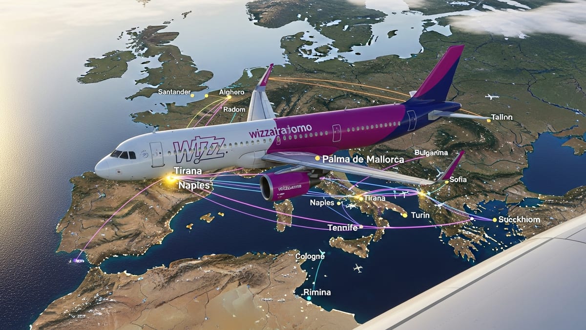 Wizz Air Adds New Spain, Italy, Bulgaria and Albania Links for Summer 2026