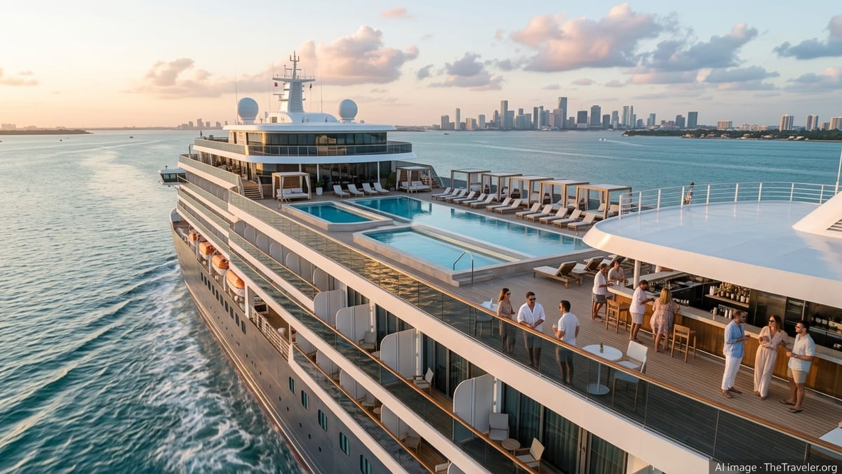 New Luxury Cruise Lines Lure Younger Affluent U.S. Travelers