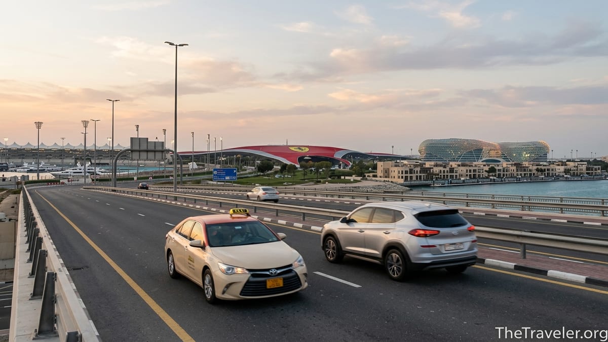 Zayed International Airport to Yas Island: Theme Park Transfer Guide